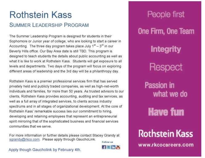Rothstein Kass SLP Flyer